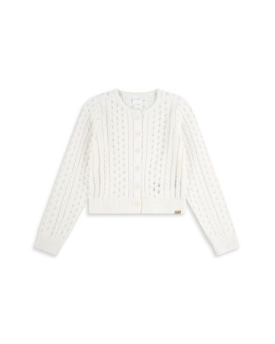 Abercrombie Kids abercrombie kids Girls' Cropped Cable Cardigan