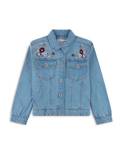 Abercrombie Kids abercrombie kids Girls' Embroidered Denim Jacket