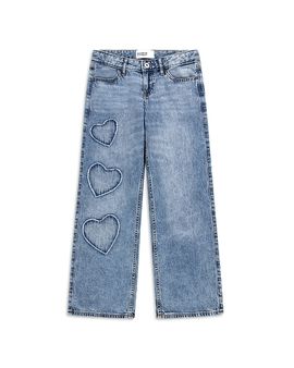 Abercrombie Kids abercrombie kids Girls' Low Rise Hearts Baggy Jeans