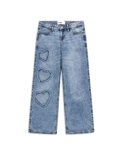 Abercrombie Kids abercrombie kids Girls' Low Rise Hearts Baggy Jeans