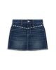 Abercrombie Kids abercrombie kids Girls' Mid Rise Studded Denim Mini Skort - 1