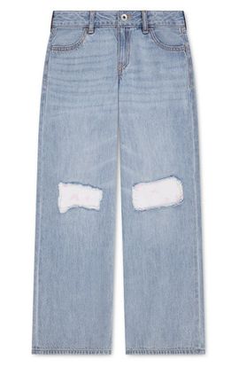 abercrombie kids abercrombie kids Kids' Baggy Patch Destroyed Jeans