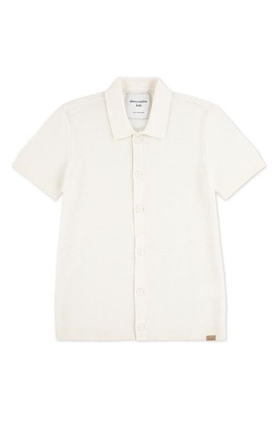abercrombie kids abercrombie kids Kids' Button-Up Swolo Polo Sweater