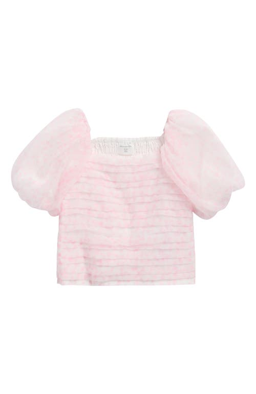 abercrombie kids abercrombie kids Kids' Emerson Puff Sleeve Tiered Top