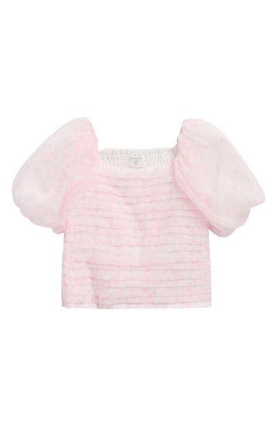 abercrombie kids abercrombie kids Kids' Emerson Puff Sleeve Tiered Top
