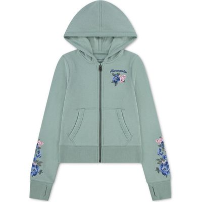 abercrombie kids abercrombie kids Kids' Floral Full Zip Hoodie