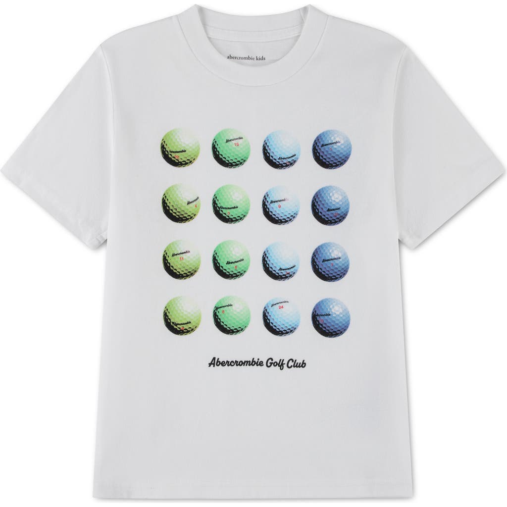 abercrombie kids abercrombie kids Kids' Golf Balls Cotton Blend Graphic T-Shirt
