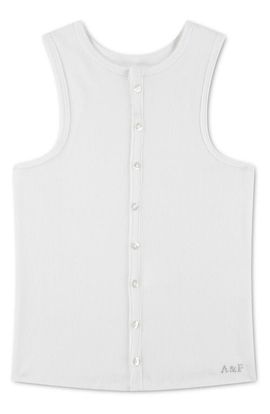 abercrombie kids abercrombie kids Kids' Rib Knit Button-Up Tank