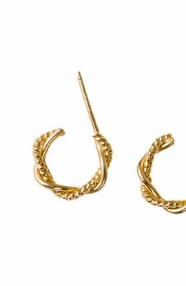 ABLE ABLE Braided Mini Hoops