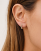 ABLE ABLE Faye Two-Tone Braided Mini Hoops - 2