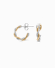 ABLE ABLE Faye Two-Tone Braided Mini Hoops - 3