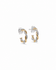 ABLE ABLE Faye Two-Tone Braided Mini Hoops - 4