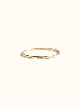 ABLE ABLE Hammered Stacking Ring