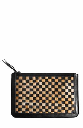 ABLE ABLE Nesmia Basketweave Clutch