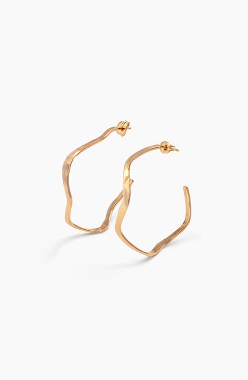 ABLE ABLE Olivia Wavy Hoops