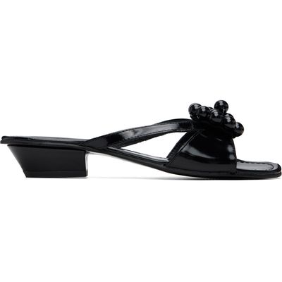 About Arianne About Arianne Black Flora Heeled Sandals