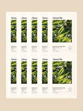 ABOUT ME Essential Tea Tree Mask Set (10 Sheets)