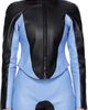 ABRA ABRA Black & Blue Wet Leather Jacket - 1