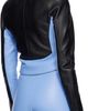 ABRA ABRA Black & Blue Wet Leather Jacket - 3