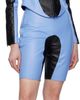 ABRA ABRA Black & Blue Wet Leather Jacket - 4