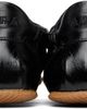 ABRA ABRA Black Ballerina Leather Sneakers - 2