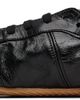 ABRA ABRA Black Ballerina Leather Sneakers - 3