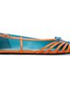 ABRA ABRA Blue & Orange Double Shoe Ballerina Flats - 1