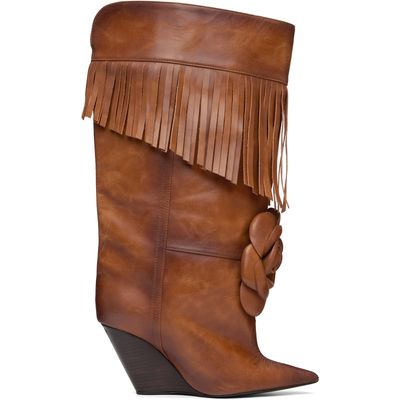 ABRA ABRA Brown Rose Tall Boots