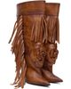 ABRA ABRA Brown Rose Tall Boots - 4