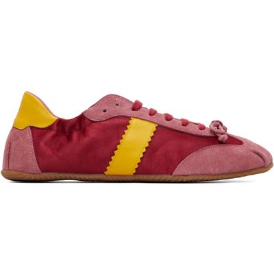 ABRA ABRA Pink & Red Ballerina Sneakers