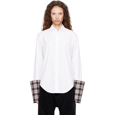 ABRA ABRA White Back Pocket Shirt