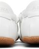 ABRA ABRA White Leather Ballerina Sneakers - 2