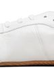 ABRA ABRA White Leather Ballerina Sneakers - 3