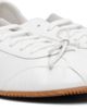ABRA ABRA White Leather Ballerina Sneakers - 4