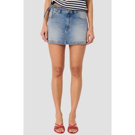 ABRAND ABRAND A-Line Denim Miniskirt