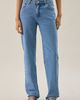 Abrand Jeans Abrand Jeans 95 Debbie Low-Rise Straight Jeans in Light Blue, Women's at Urban Outfitters - 1