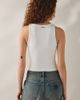 Abrand Jeans Abrand Jeans Engineered Zip-Front Corset Cami in White, Women's at Urban Outfitters - 2