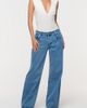 Abrand Jeans Abrand Jeans Supernova Top in White Sand, Women's at Urban Outfitters - 1