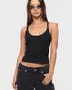 Abrand Jeans Abrand Jeans Vixen Tank Top in Washed Black, Women's at Urban Outfitters - 1