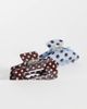 Accessorize Accessorize 2 pack polka dot claw clip in choc & blue-Multi - 1