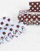 Accessorize Accessorize 2 pack polka dot claw clip in choc & blue-Multi - 2