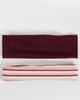 Accessorize Accessorize 2 pack striped headbands in burgundy-Red - 1