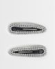 Accessorize Accessorize 2 pack super sparkle hair clips in crystal-Silver - 1