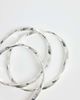 Accessorize Accessorize 3-pack textured bangles in silver - 2