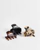Accessorize Accessorize 3 pack glossy claw clips in multi tort - 1