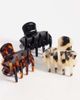 Accessorize Accessorize 3 pack glossy claw clips in multi tort - 3