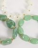 Accessorize Accessorize 3 pack resin nugget bracelets in green and white - 2
