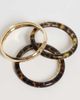Accessorize Accessorize 3 pack thin bangles in tort and gold-MULTI - 2