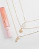 Accessorize Accessorize 3 row delicate shell necklace in gold tone - 2
