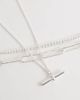 Accessorize Accessorize 3 row delicate t-bar necklace stack in silver tone-Gold - 4